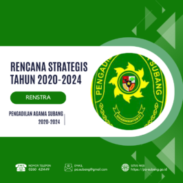 Rencana Strategis (Renstra) Pengadilan Agama Subang