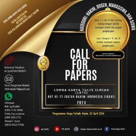 Sobat MA, Lomba Karya Tulis Ilmiah (LKTI) Dalam Rangka HUT IKAHI ke-71 Telah Dibuka