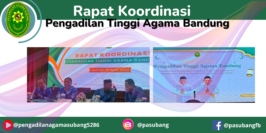 RAKOR KETUA PENGADILAN AGAMA SE WILAYAH PENGADILAN TINGGI AGAMA JAWA BARAT