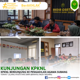 Kunjungan Survey KPKNL Purwakarta Terkait Lelang Inventaris BMN Pengadilan Agama Subang