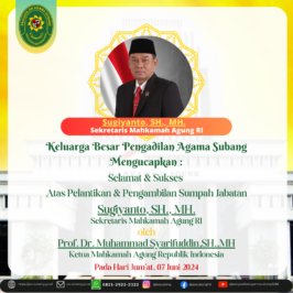 𝐒𝐞𝐥𝐚𝐦𝐚𝐭 & 𝐒𝐮𝐤𝐬𝐞𝐬𝐀𝐭𝐚𝐬 𝐏𝐞𝐥𝐚𝐧𝐭𝐢𝐤𝐚𝐧 & 𝐏𝐞𝐧𝐠𝐚𝐦𝐛𝐢𝐥𝐚𝐧 𝐒𝐮𝐦𝐩𝐚𝐡 𝐉𝐚𝐛𝐚𝐭𝐚𝐧 Bapak 𝐒𝐮𝐠𝐢𝐲𝐚𝐧𝐭𝐨, 𝐒𝐇., 𝐌𝐇. 𝐬𝐞𝐛𝐚𝐠𝐚𝐢 𝐒𝐞𝐤𝐫𝐞𝐭𝐚𝐫𝐢𝐬 𝐌𝐚𝐡𝐤𝐚𝐦𝐚𝐡 𝐀𝐠𝐮𝐧𝐠 𝐑𝐈