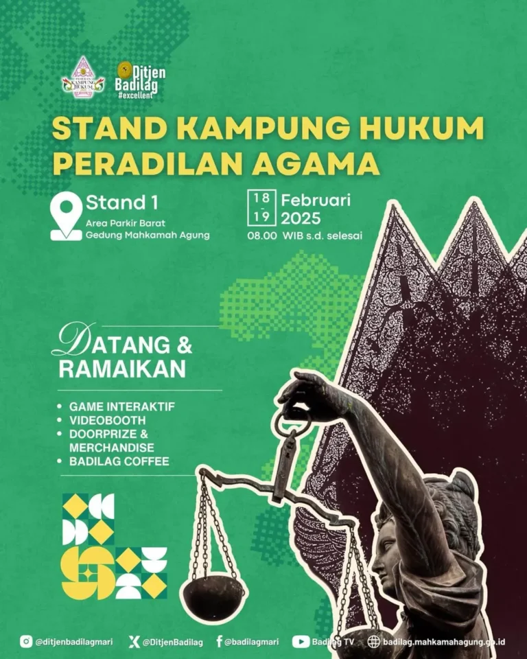 Pameran Kampung Hukum Mahkamah Agung 2025