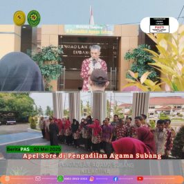 Apel Sore di Pengadilan Agama Subang