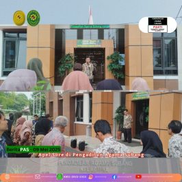 Apel Sore di Pengadilan Agama Subang