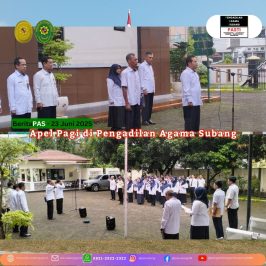 📢 Apel Pagi Pengadilan Agama Subang