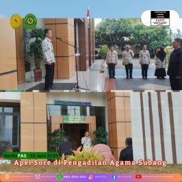 Apel Sore di Pengadilan Agama Subang