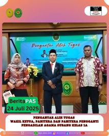 BeritaPAS -📍 Pengantar Alih Tugas Pengadilan Agama Subang