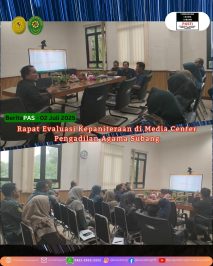 📋 Rapat Evaluasi Kepaniteraan Pengadilan Agama SubangPengadilan Agama Subang menggelar rapat evaluasi kepaniteraan pada yang dipimpin langsung oleh Wakil Ketua Pengadilan Agama Subang