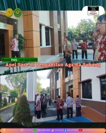 APEL SORE – PENGADILAN AGAMA SUBANG