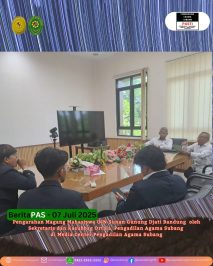 Pengarahan Mahasiswa Magang UIN Sunan Gunungjati Bandung