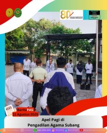 BeritaPAS – 📢 Apel Pagi di Pengadilan Agama Subang 11 Agustus 2025