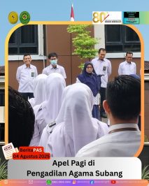 BeritaPAS – 📢 Apel Pagi Pengadilan Agama Subang