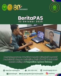 Penyelanggaraan Overview Peserta Orientasi Pegawai Pemerintah dengan Perjanjian Kerja (PPPK) Tahun 2025 secara daring di Pengadilan Agama Subang