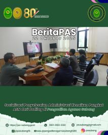 Sosialisasi Penyelesaian Administrasi Kenaikan Pangkat ASN dari Badilag di Pengadilan Agama Subang