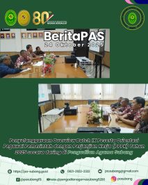 Penyelanggaraan Overview Batch IX Peserta Orientasi Pegawai Pemerintah dengan Perjanjian Kerja (PPPK) Tahun 2025 secara daring di Pengadilan Agama Subang