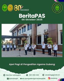 Apel Pagi di Pengadilan Agama Subang