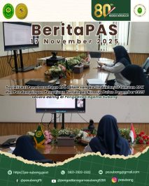 Sosialisasi Penatausahaan RPL dalam rangka tindaklanjut temuan BPK dan Pendampingan Pengajuan Tunjangan Kinerja Bulan Desember 2025 secara daring di Pengadilan Agama Subang