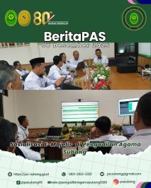 BeritaPAS – Sosialisasi Smart Majelis di Pengadilan Agama Subang