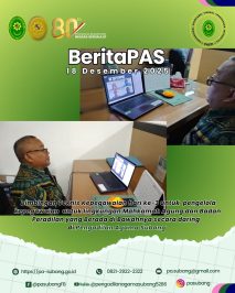 Bimbingan Teknis Kepegawaian hari ke-3 untuk pengelola kepegawaian untuk lingkungan Mahkamah Agung dan Badan Peradilan yang Berada di Bawahnya secara daring di Pengadilan Agama Subang