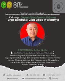 Keluarga Pengadilan Agama Subang Turut Berduka Cita Atas Wafatnya Pariyanto, S.H., M.H. ( Panitera Pengadilan Agama Subang )