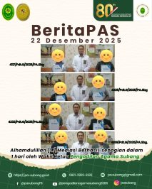 Alhamdulillah [4] Mediasi Berhasil sebagian dalam 1 hari oleh Wakil Ketua Pengadilan Agama Subang