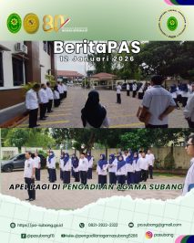 Apel Pagi di Pengadilan Agama Subang