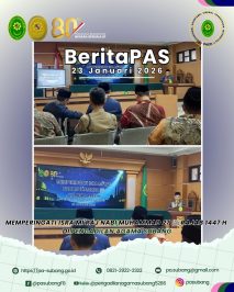 Peringatan Isra Mi’raj Nabi Muhammad SAW Bahas Pembinaan Mental Aparatur Pengadilan Agama Subang
