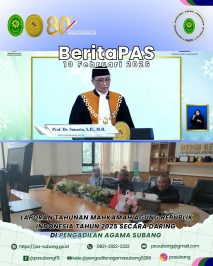 Laporan Tahunan Mahkamah Agung Republik Indonesia Tahun 2025 Secara Daring Di Pengadilan Agama Subang