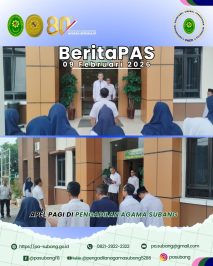 Apel pagi di Pengadilan Agama Subang
