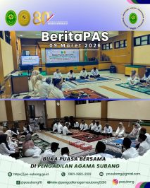 Perkuat Silaturahmi dan Kepedulian Sosial, PA Subang Gelar Buka Bersama dan Pembagian Zakat