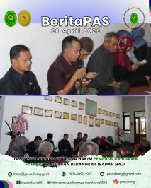 Tasyakur bin ni’mat acara Hakim Pengadilan Agama Subang yang akan berangkat ibadah Haji