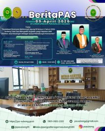 Bimbingan Teknis Peningkatan Kompetensi Tenaga Teknis di Lingkungan Peradilan Agama Secara Daring di Media Center Pengadilan Agama Subang
