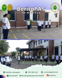 Apel Pagi di Pengadilan Agama Subang