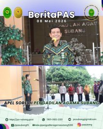 Apel Sore di Pengadilan Agama Subang